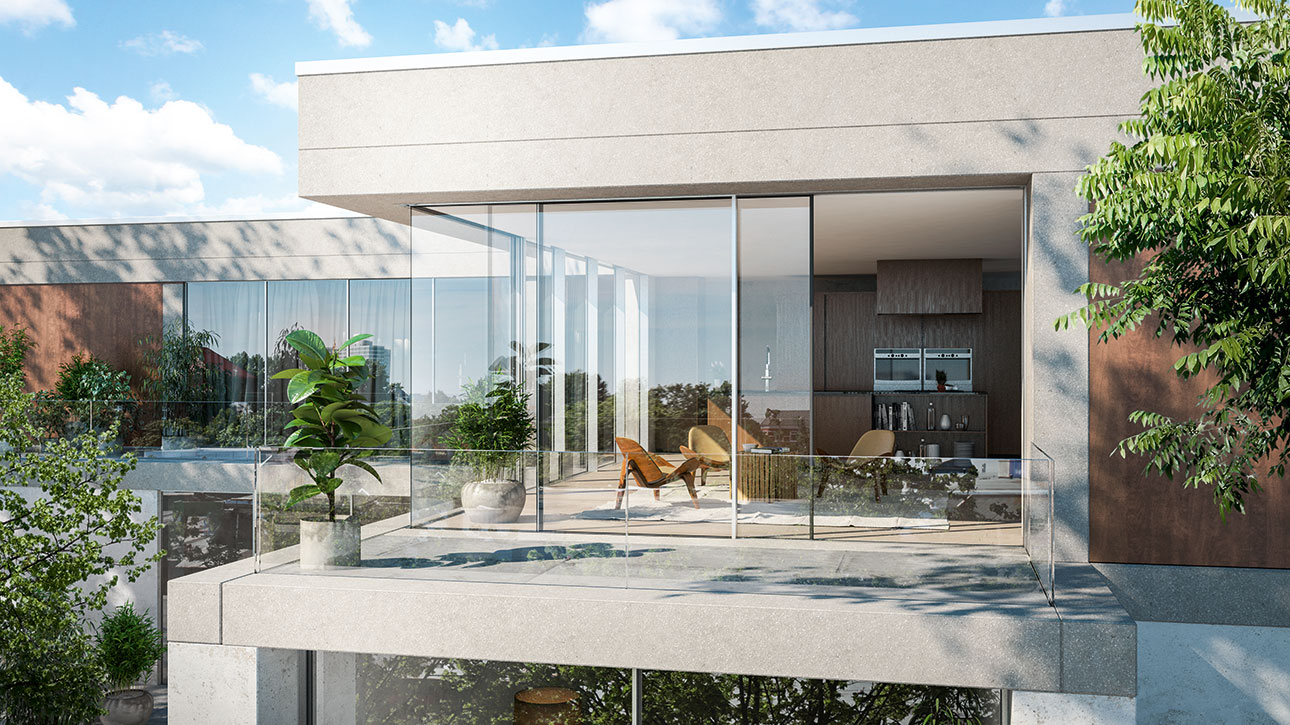 Aluminium Schiebetüren von Schüco