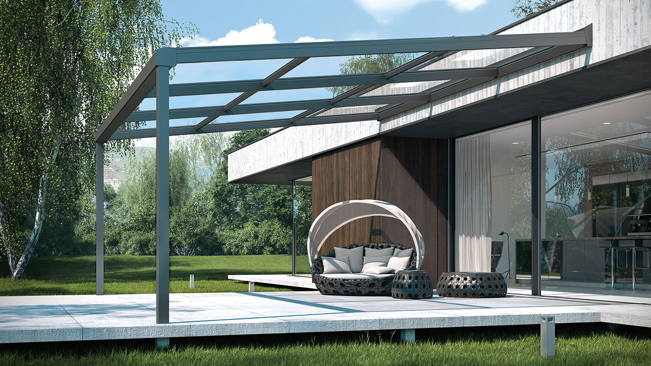 Aluminium Terrassendächer von Schüco